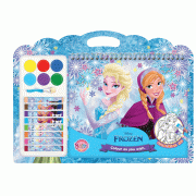 FROZEN  Colouring Set + สีน้ำและสีชอล์ก Colour as you wish 
